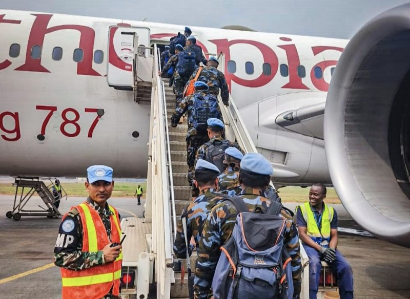 SLAF sends 11th contingent to UN Mission in CAR 