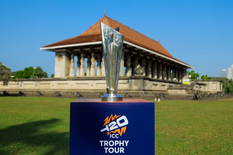 T20 World Cup 2026 trophy arrives in Kandy
