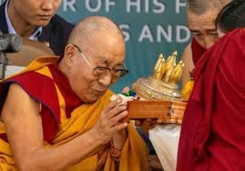 Dalai Lama accepts first Grammy