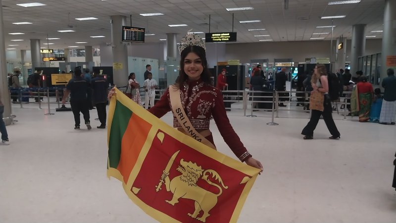 Tishani Perera leaves for Thailand for Miss Grand All Stars