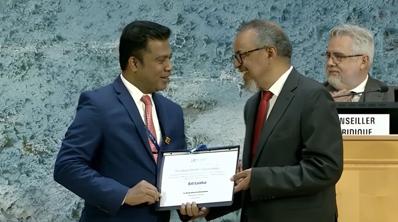 WHO recognises SL for progress on HIV, Syphilis prevention