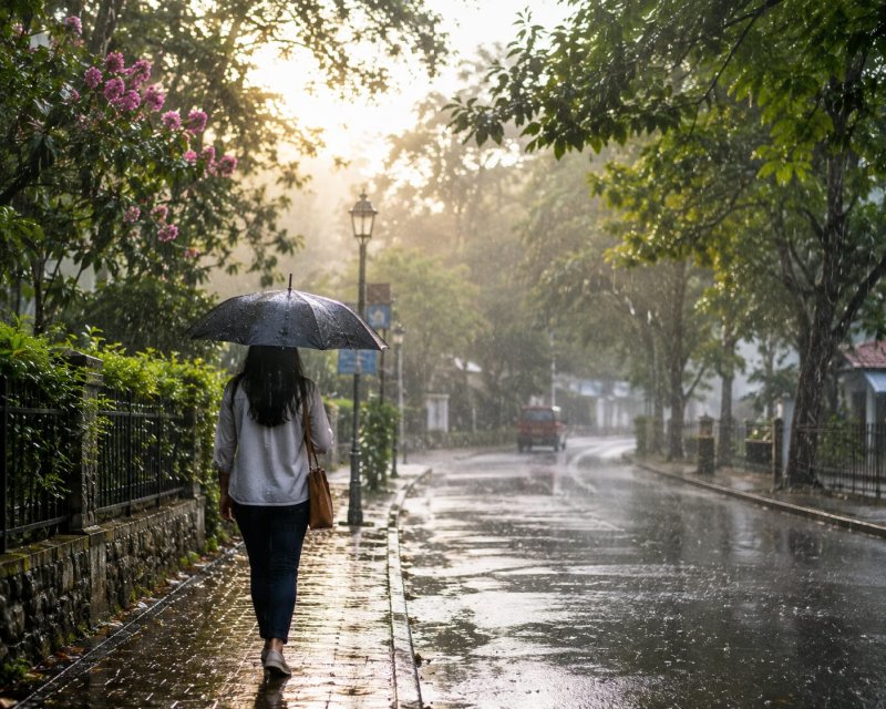Showers Expected in Sabaragamuwa, Kandy and Nuwara-Eliya