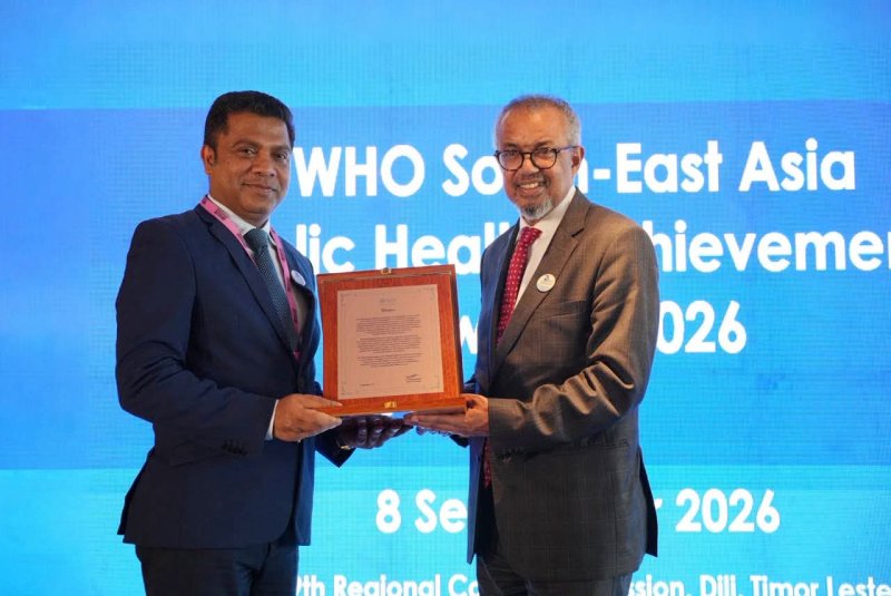 SL  honoured by WHO for decade long health achievements
