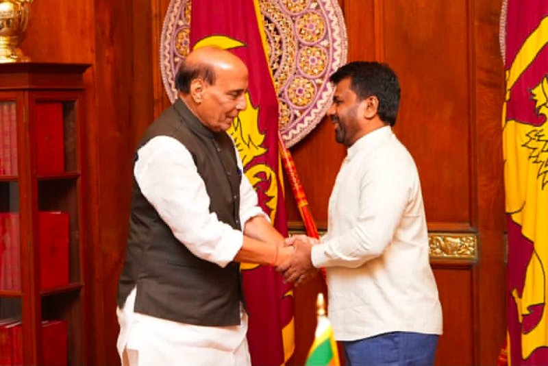 Rajnath Singh meets President Dissanayake