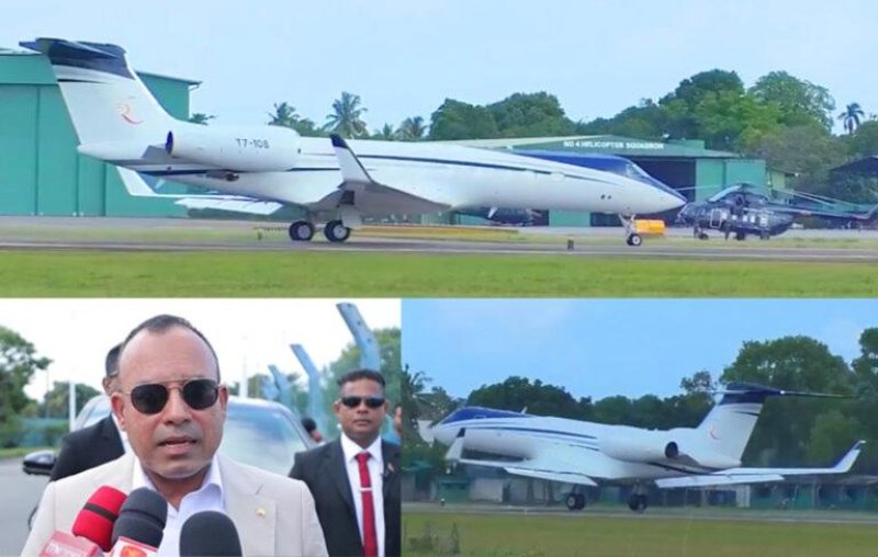First Sri Lankan owned long-range private jet arrives in Sri Lanka