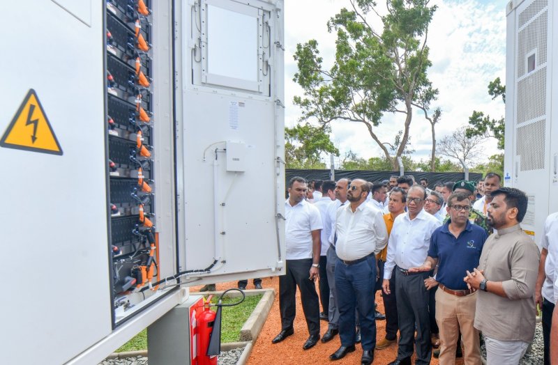 Sri Lanka connects 10 MW battery storage system to grid