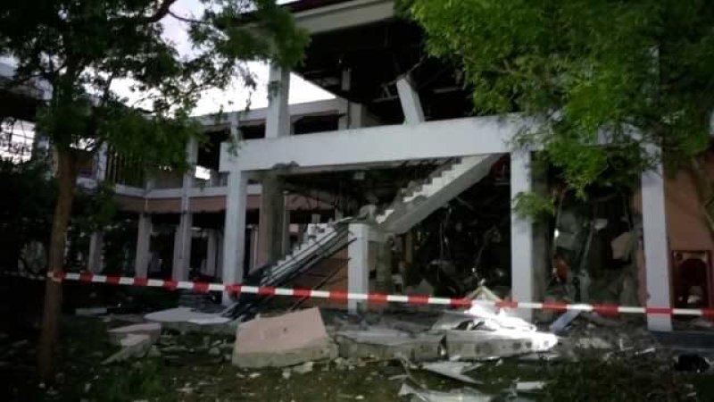 Seven injured in gas cylinder explosion at Polonnaruwa Kidney Hospital