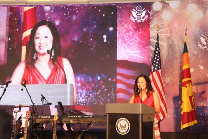 US Embassy  in Colombo Commemorates  US Independence 