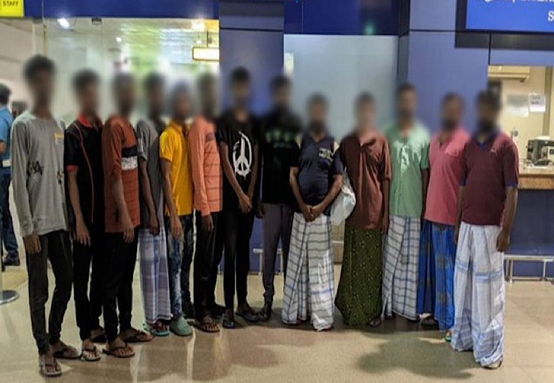 Indian fishermen repatriated from Sri Lanka
