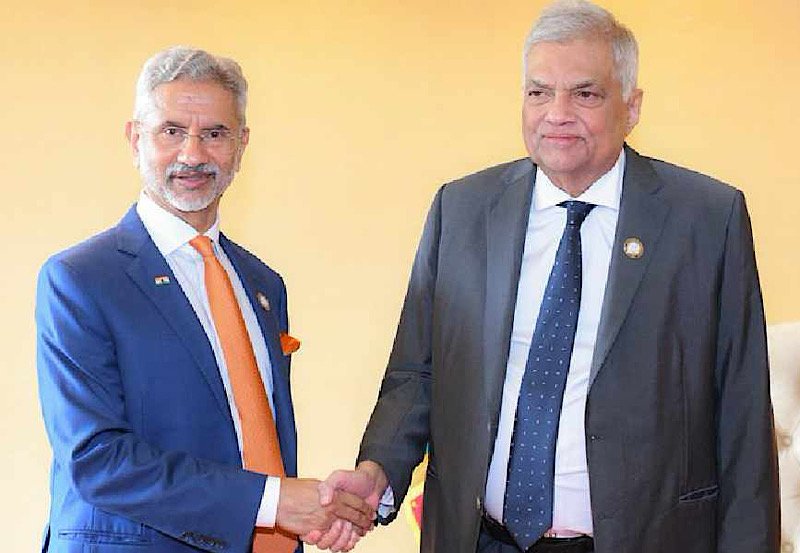 Indian External Affairs Minister calls on President Ranil