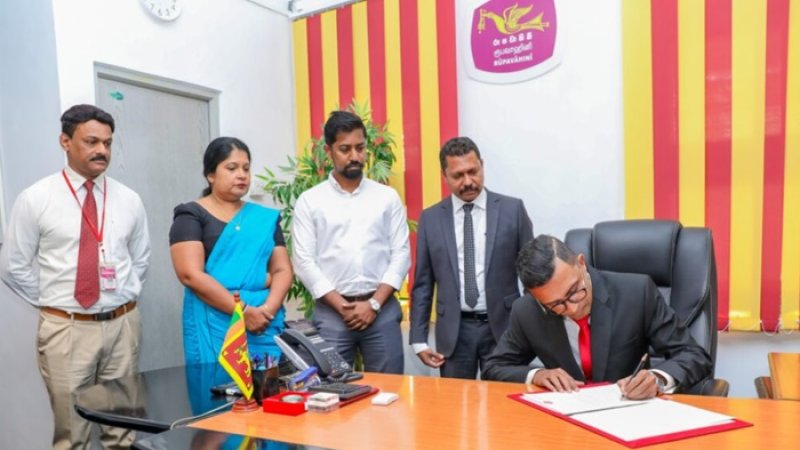 The Newly appointed SLRC Chairman assumes Duties 