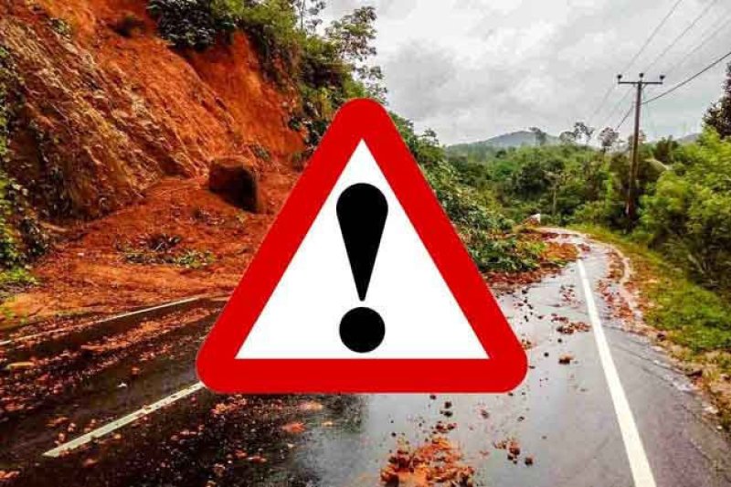 Severe Landslide Warnings issued for Several Areas 