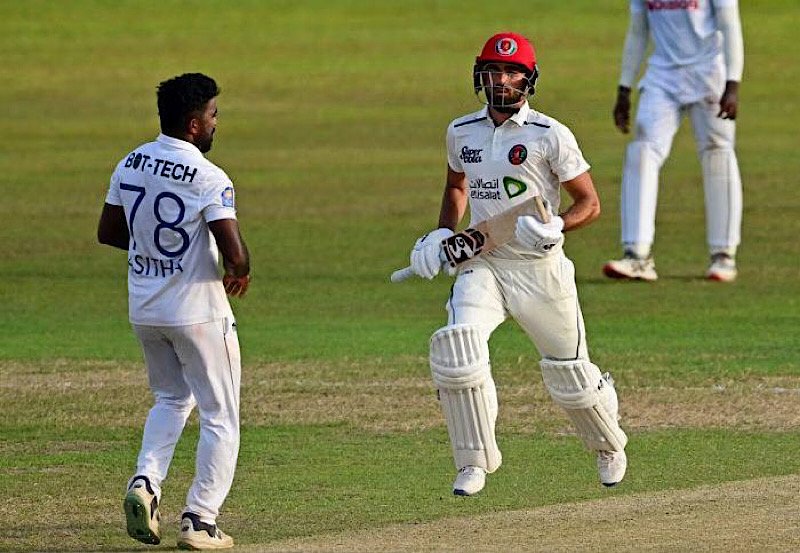 Ibrahim&rsquo;s maiden test century lifts Afghanistan in Colombo 