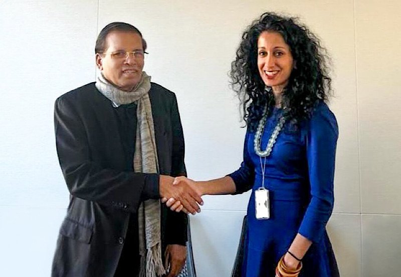 Ex-Sri Lankan President meets US State Department official