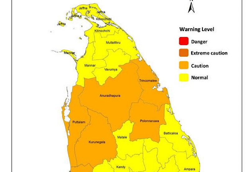 Heat weather advisory for several provinces issued