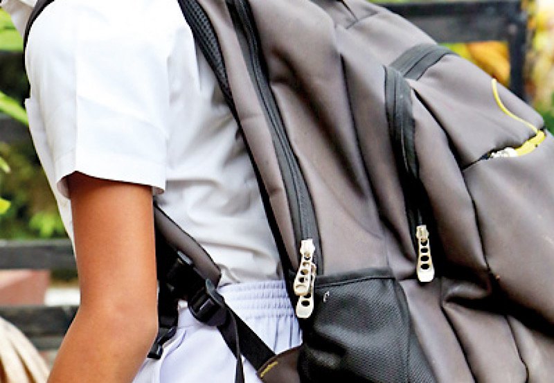 Sri Lanka takes action to reduce weight of school bags