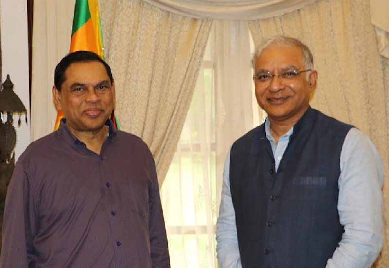 Indian envoy engages in Talks with Basil Rajapaksa
