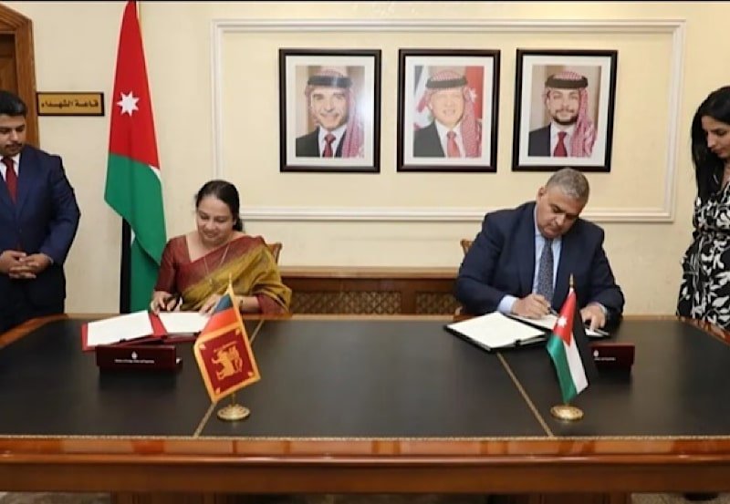 Sri Lanka and Jordan sign MOU for enhanced ties