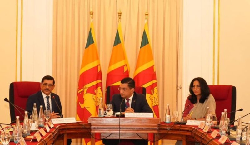 FM  provides an update on current developmen in Srilanka 