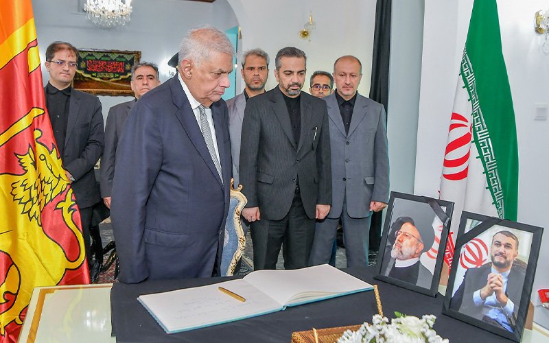 President conveys condolences at Iranian Embassy