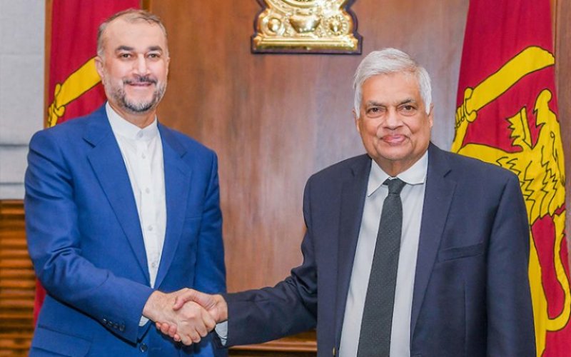 Iranian Foreign Minister Meets President Wickramesinghe
