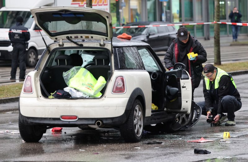 At least 30 injured after car drives into crowd in Munich