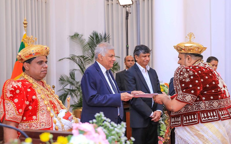 Scroll of Memorandum on conclusion of Esala Perahera