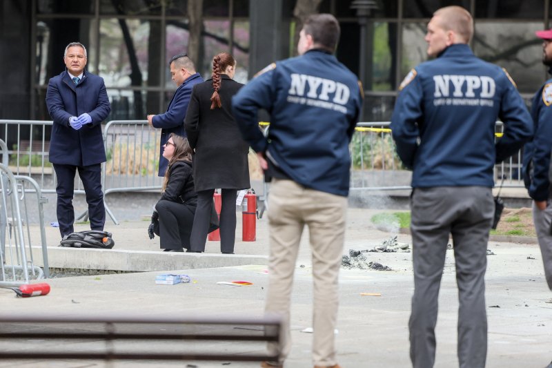 Man sets himself on fire near Trump trial courthouse in NYC