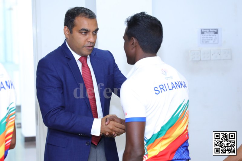 Minister Thennakoon extends wishes to Asian Para athletes