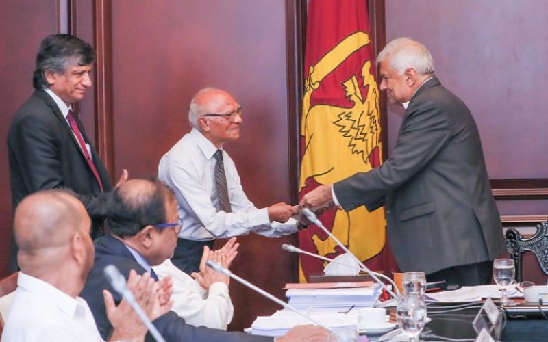 Veteran language Instructor Mr. R.S. Jayasinghe was honoured
