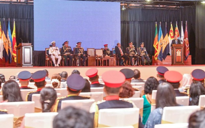 President address the Graduation ceremony of the NDC