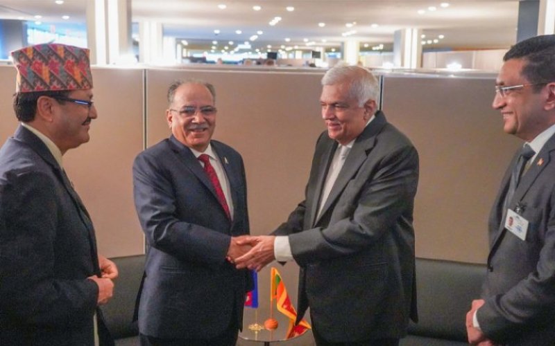 President meets Prime Minister of Nepal in New York