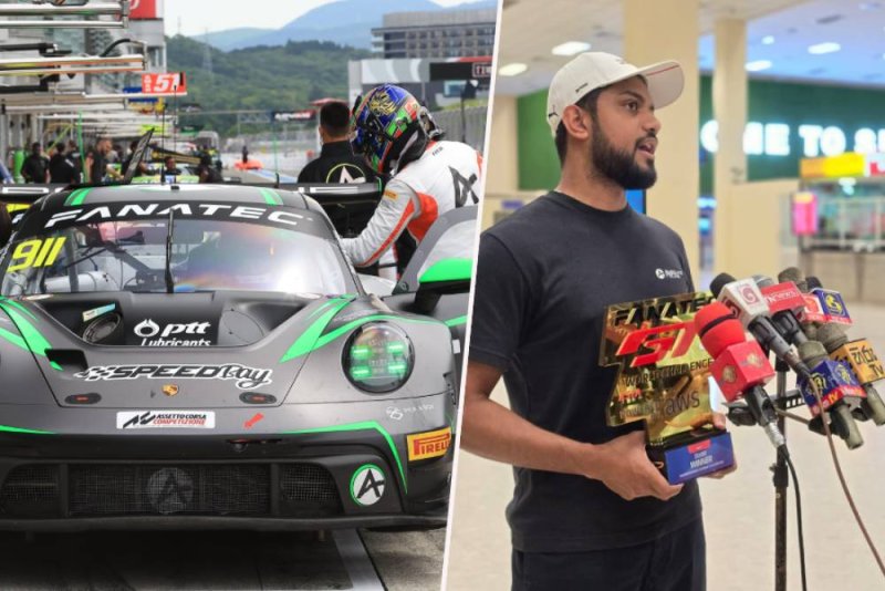 Eshan Pieris wins Silver Class at Fanatec GT World Challenge