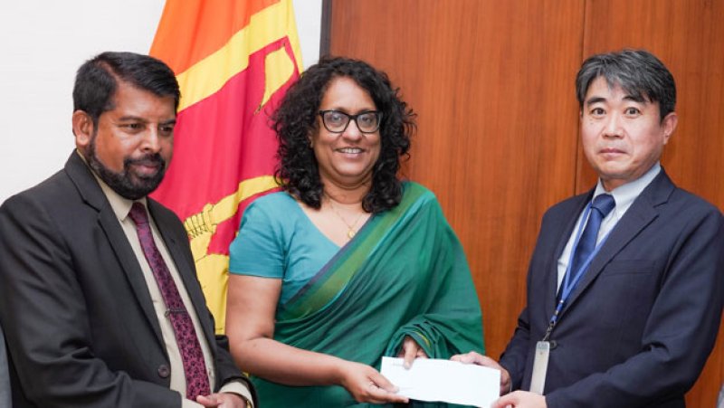 Noritake donates Rs. 20 million to Government