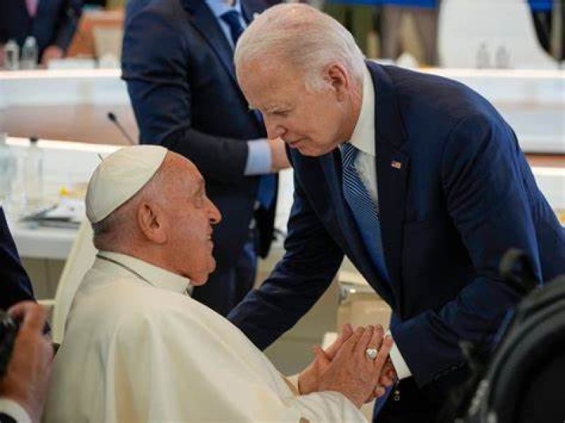 Pope Francis is first pope to address G7 summit
