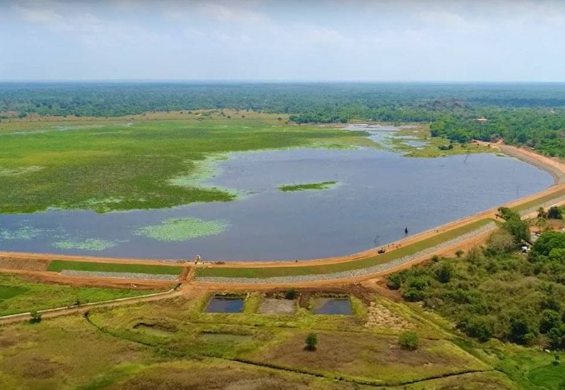 Severe drop in reservoir water levels 