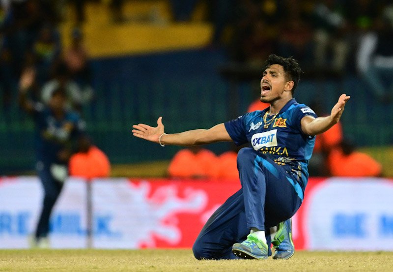 Maheesh Theekshana to miss Asia Cup final