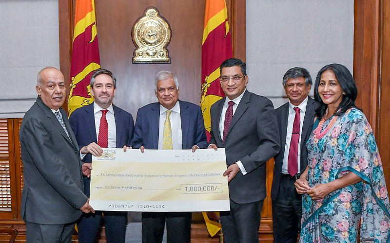 Sri Lanka Contributes 1 Million USD to Gaza Children&rsquo;s Fund
