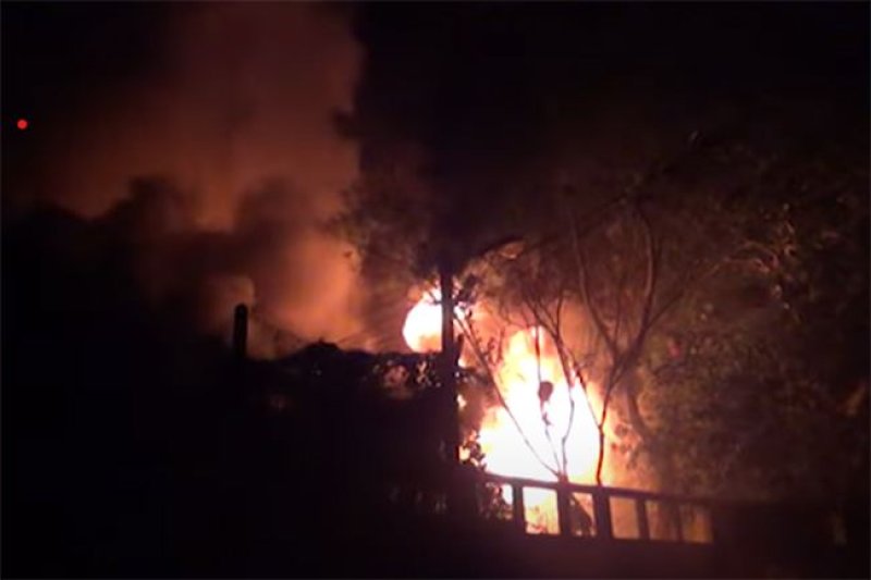 Suspect arrested over setting fire to President's house 