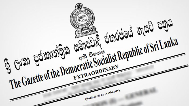 Special gazettes issued on appointment of two secretaries
