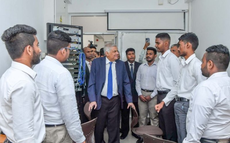 President visits Lalith Athulathmudali  Training Centre