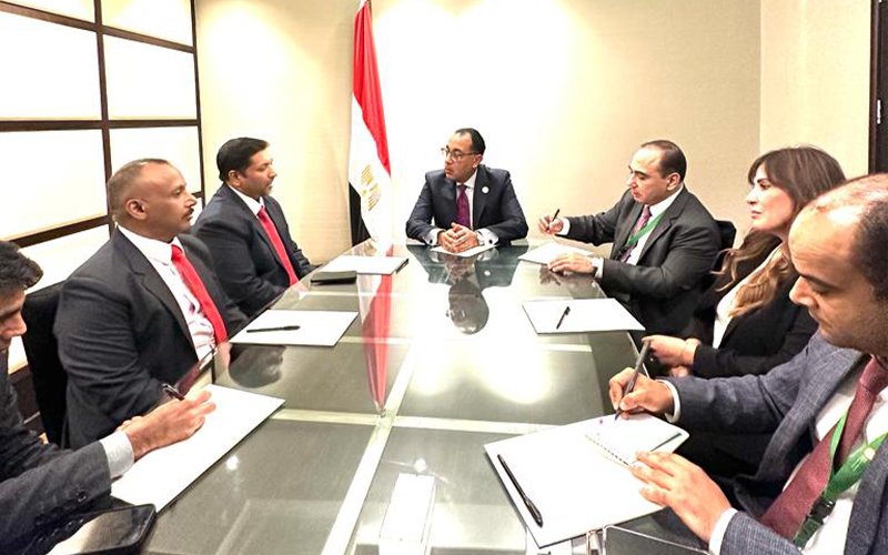 Ruwan Wijewardena engages in pivotal talks with Egyptian PM