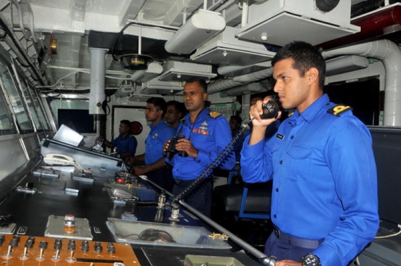SLNS Vijayabahu receives critical fisherman