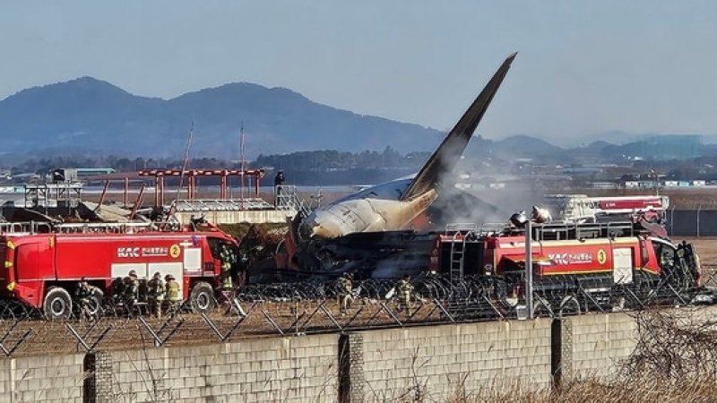 Update : 85 killed as plane crash at South Korea airport