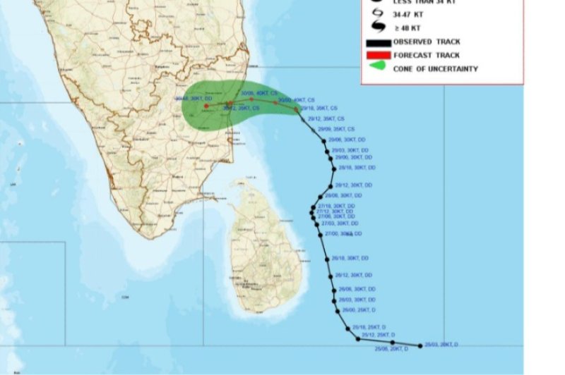 Cyclonic Storm &ldquo;FENGAL&rdquo;  likely  to Cross North Tamil Nadu