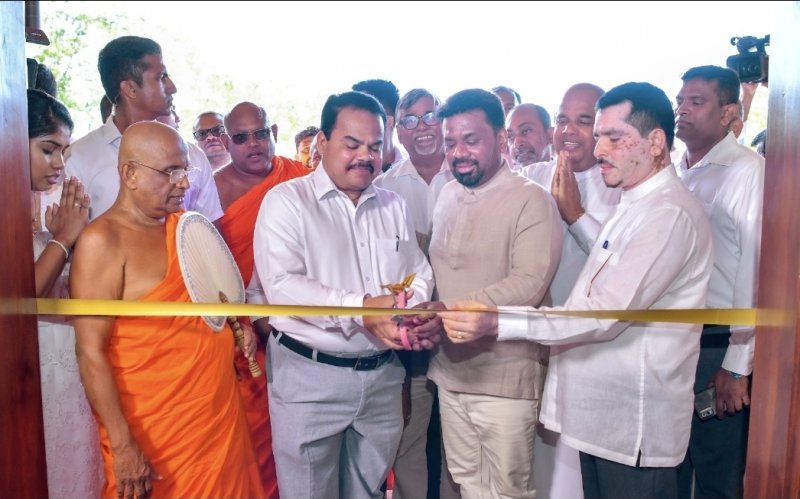 President inaugurates new archaeological museum at Somawathi