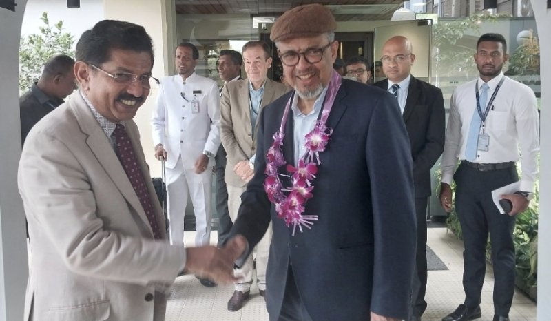 WHO Director-General Dr. Tedros Arrives in Sri Lanka