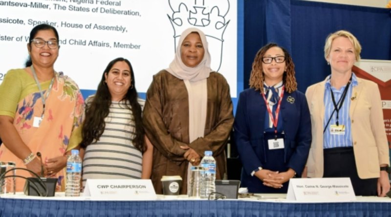 Minister Paulraj addresses Commonwealth Women Parliamentaria