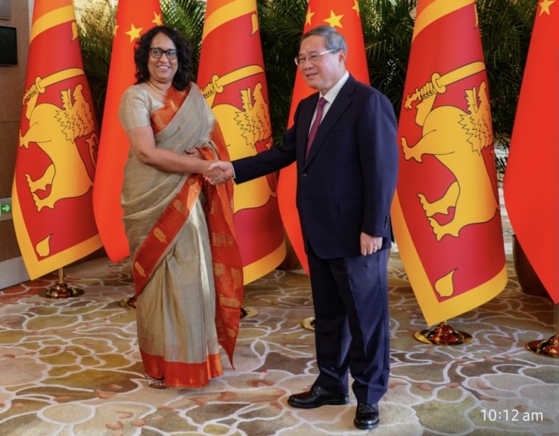 PM Harini Amarasuriya meets Chinese Premier Li Qiang