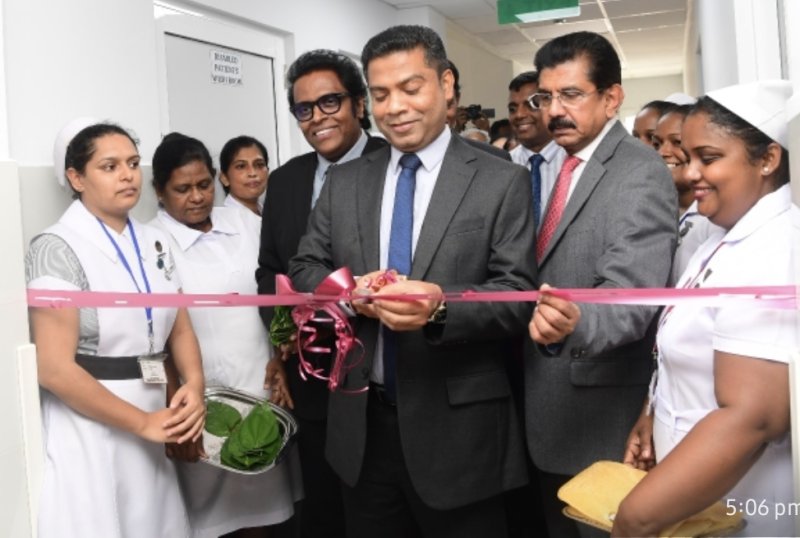 De Zoysa Women&rsquo;s Hospital opens new maternal HDU